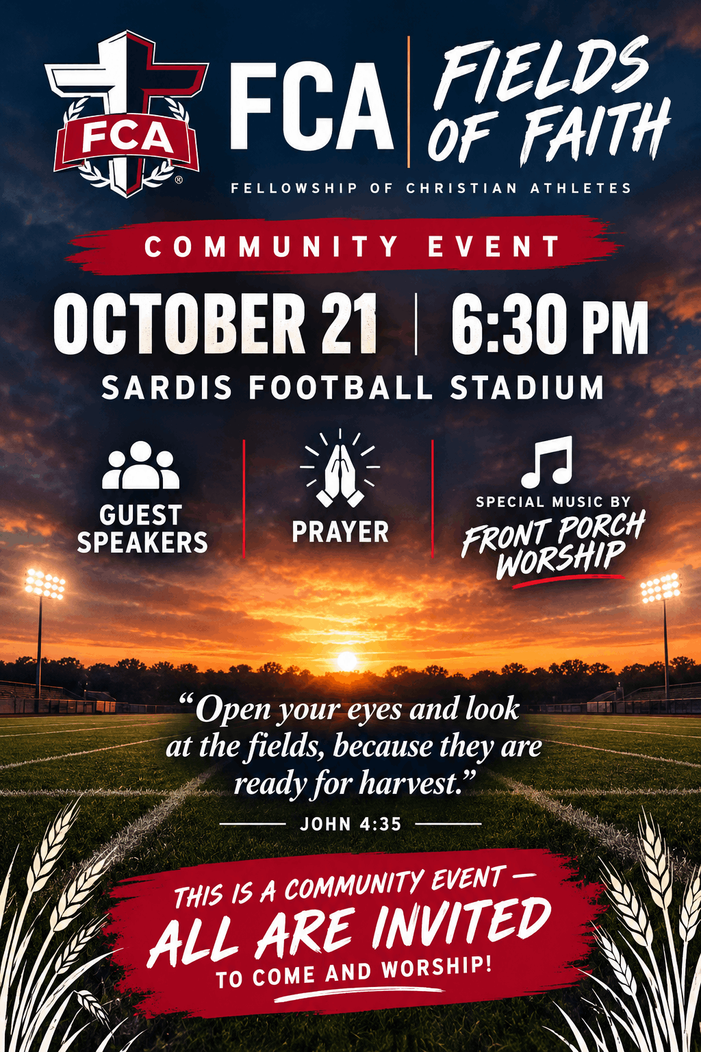 Fields of Faith: October 21st